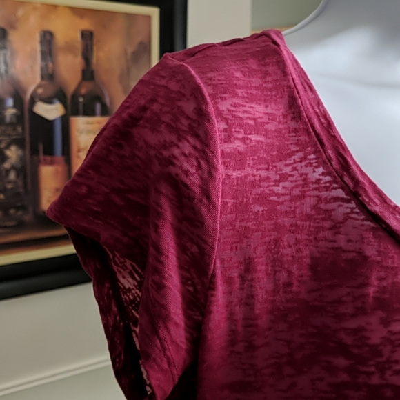 Final price - Sexy cranberry colored  top - Picture 3 of 4